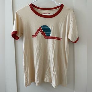 Size small burton graphic t-shirt, like new